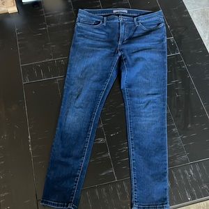 Joes jeans….barely worn.  Super comfy and great stretch